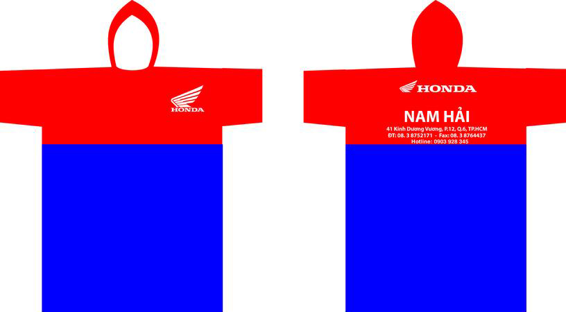 Áo mưa in logo doanh nghiệp